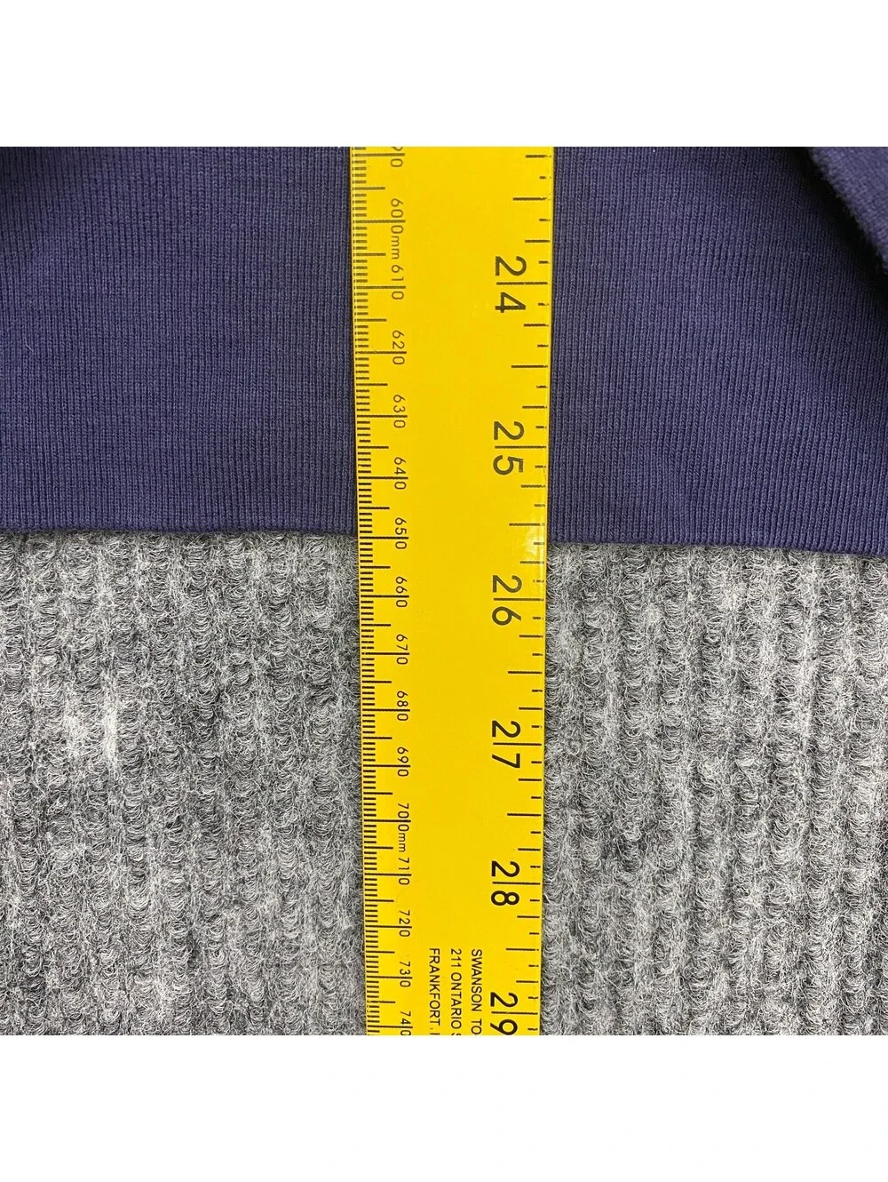 True Religion Full Zip Hoodie Mens S Blue Maroon Colorblock Drawstring Pockets